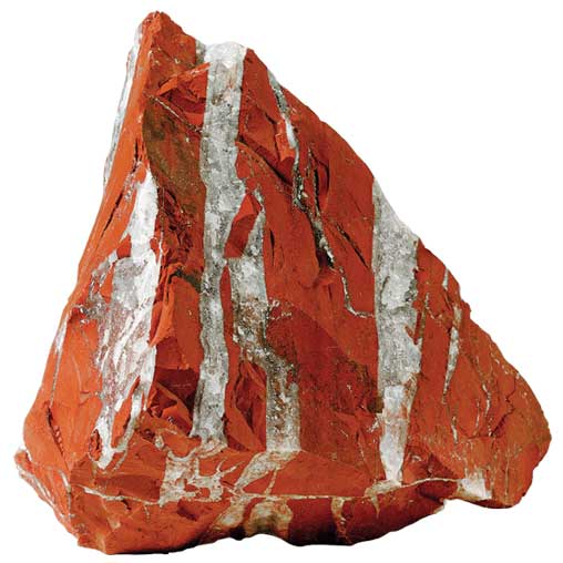 Red Jasper, 4 St. im 3 kg Netz - Der abgebildete Stein ist nur beispielhaft. Da es sich um ein Naturprodukt handelt ist jeder Stein vom Aussehen her anders.