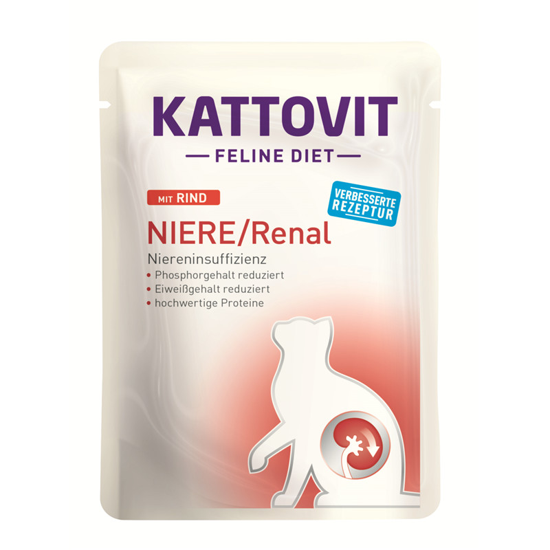 Finnern Kattovit Cat - Feline Diet PB Niere/Renal Rind 85 g