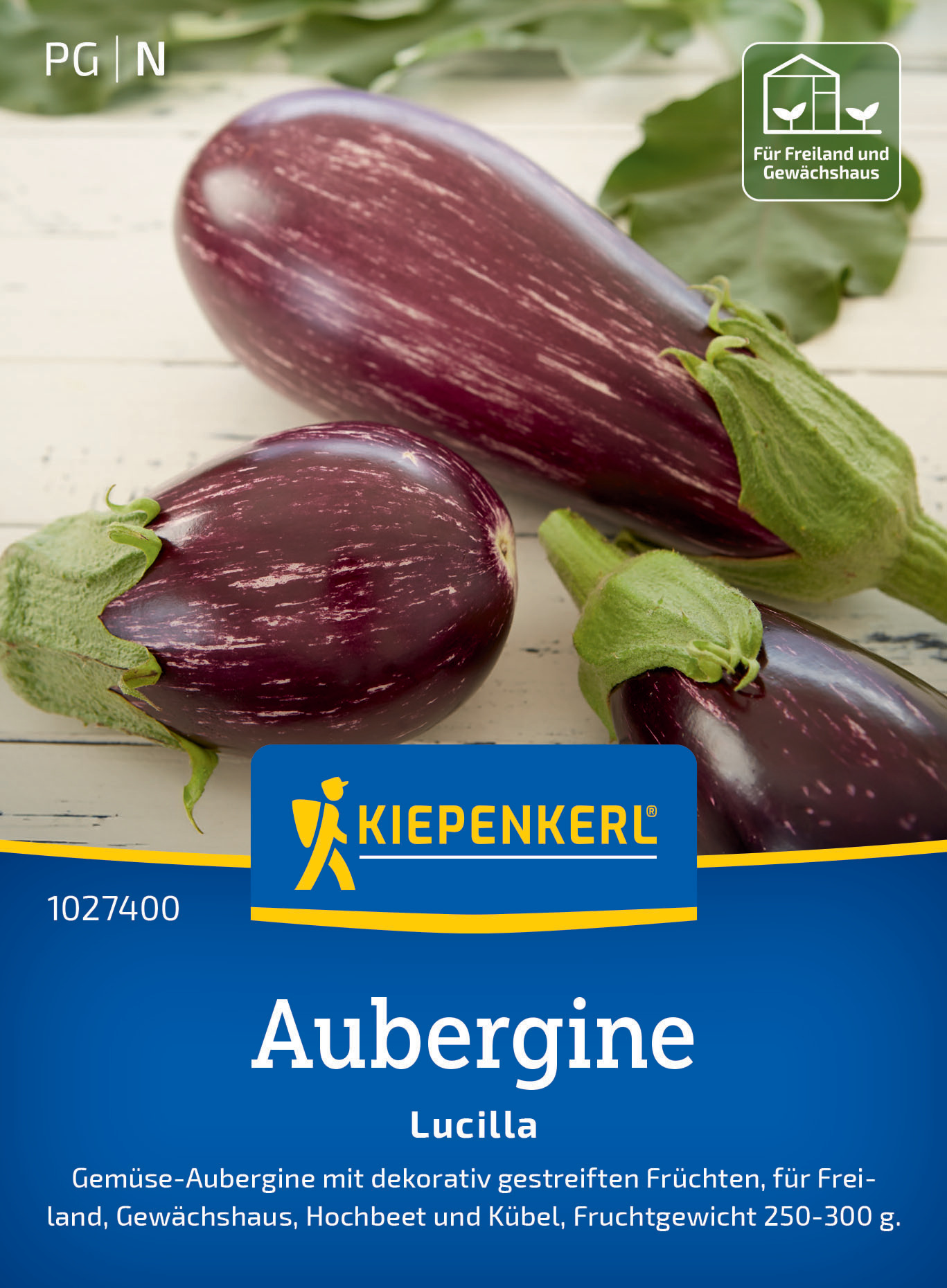 Auberginensamen Lucilla, F1 Auberginensamen Lucilla, F1
