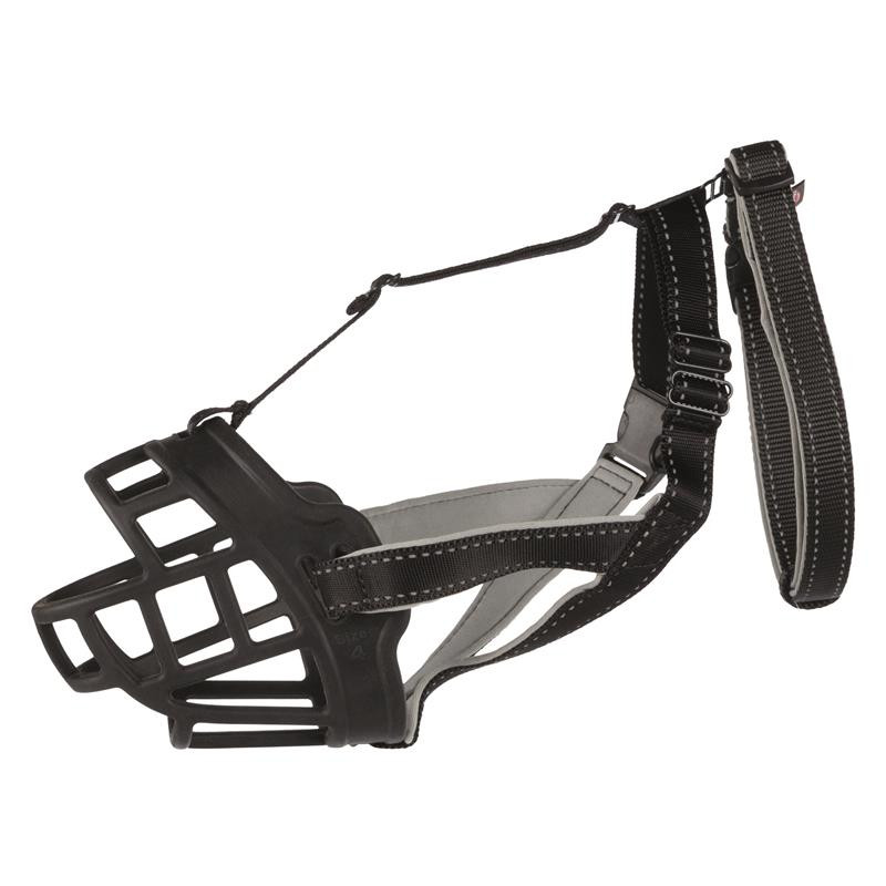 Muzzle Flex Maulkorb, Gummi, M, schwarz