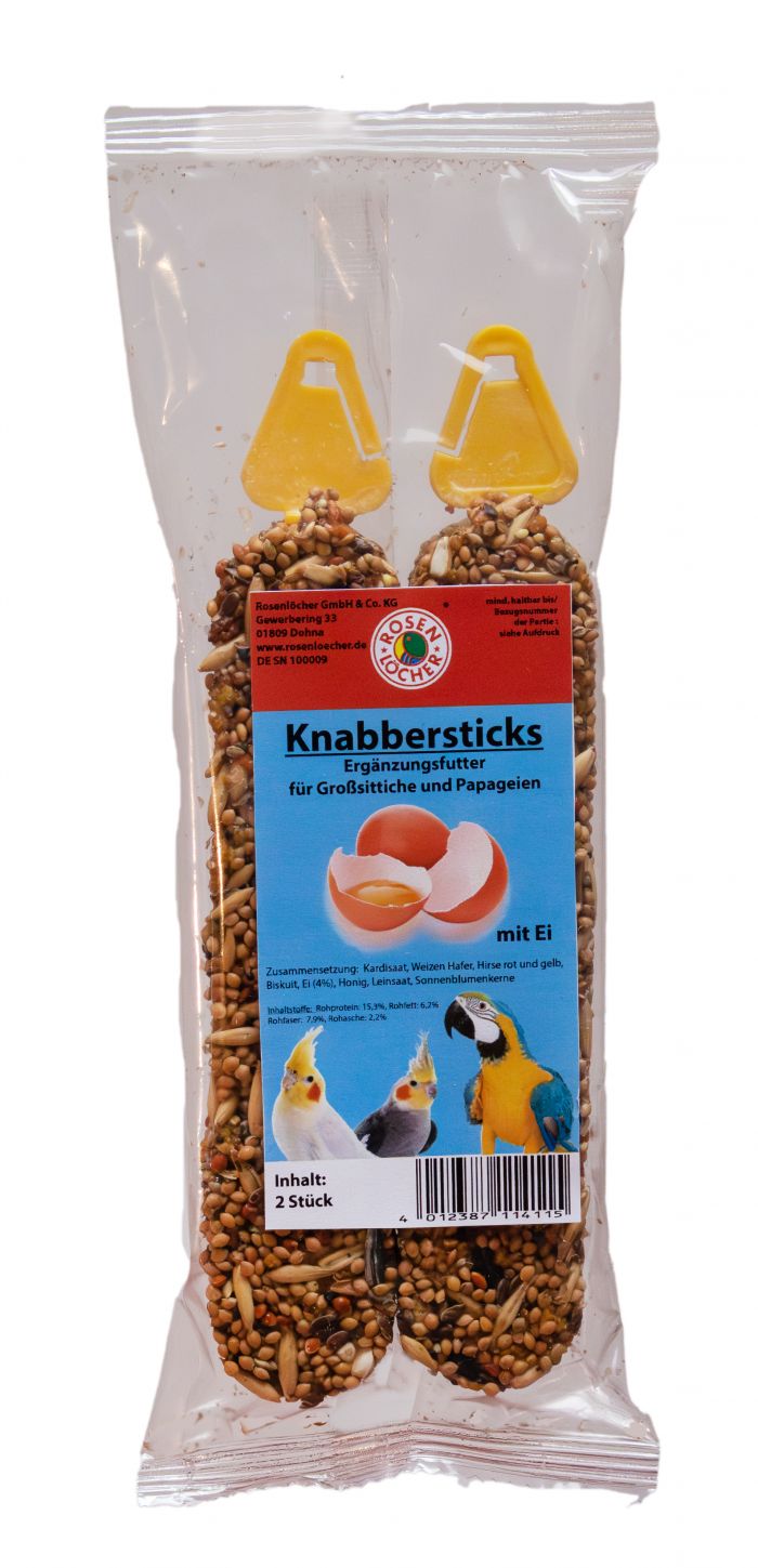 Großsittich/Papagei Sticks 2er EI Großsittich/Papagei Sticks 2er EI