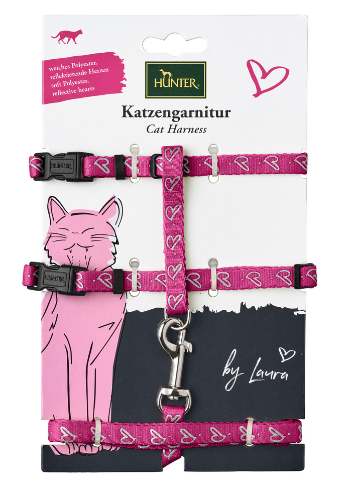 Katzengarnitur »by Laura«, pink Katzengarnitur »by Laura«, pink