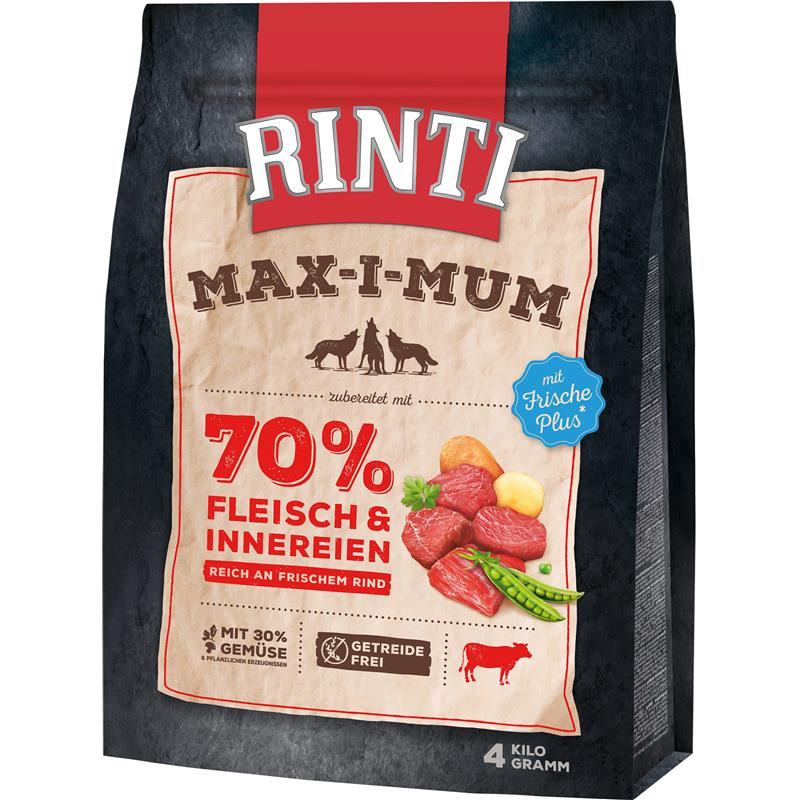 Finnern Rinti Dog  - Max-i-mum Rind 4 kg