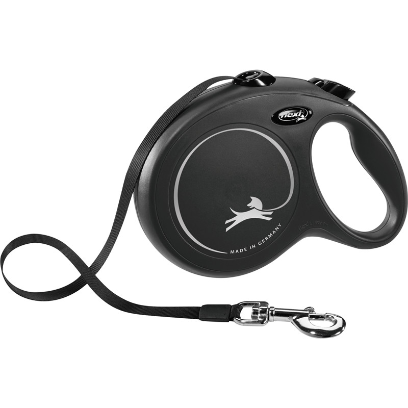 flexi New CLASSIC, Gurt, L: 8 m, schwarz