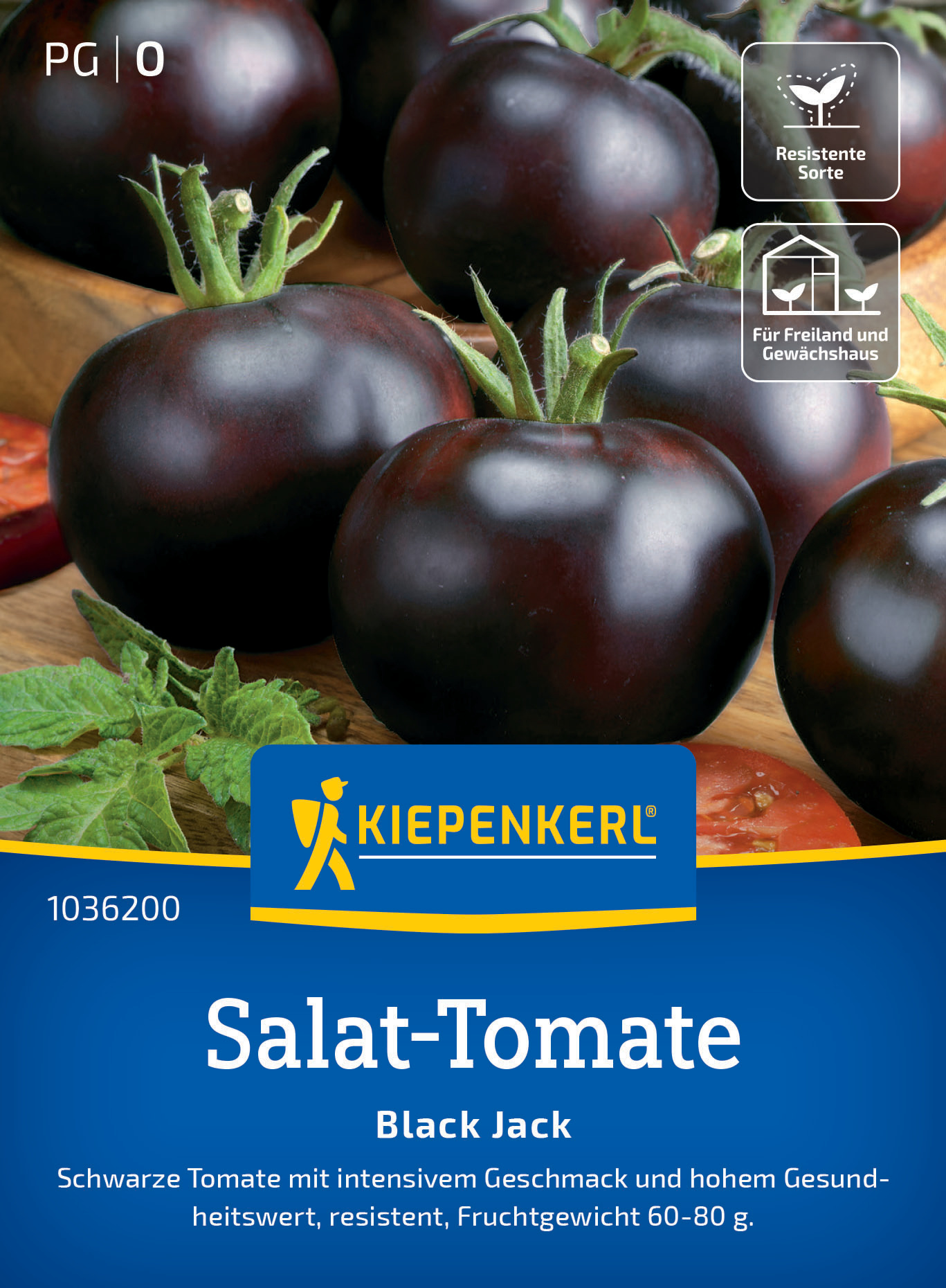 Salat-Tomatensamen Black Jack, F1