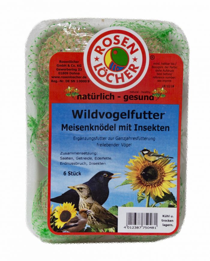 WVF Sommer Meisenknödel m. Insekten 6er