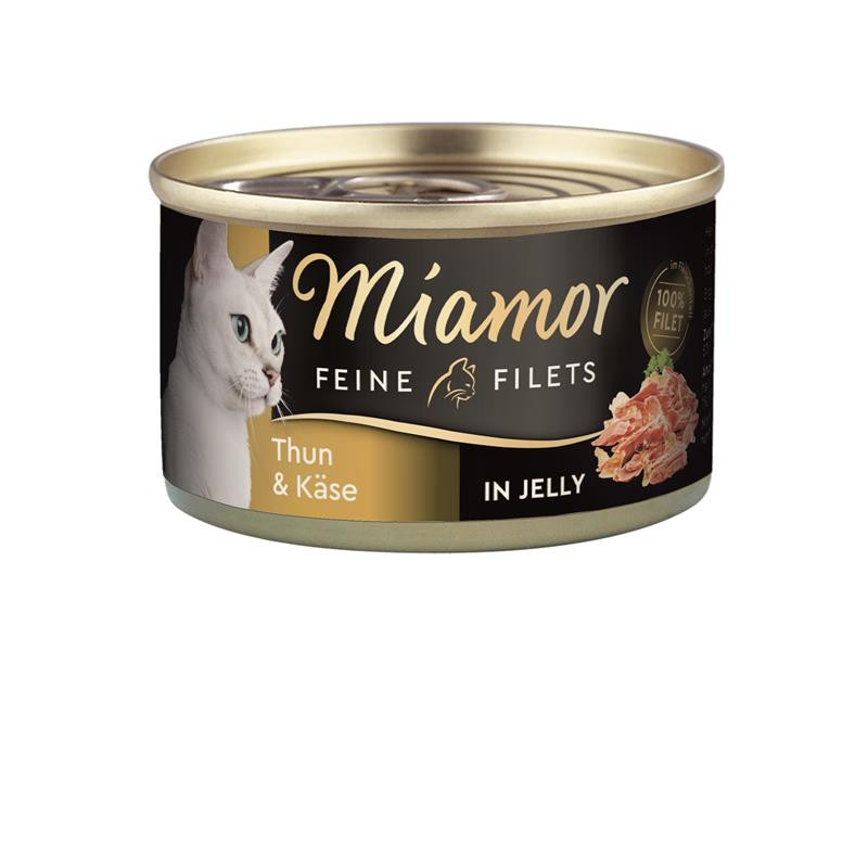 Finnern Miamor Cat - Feine Filets Dose Thunfisch & Käse 100 g
