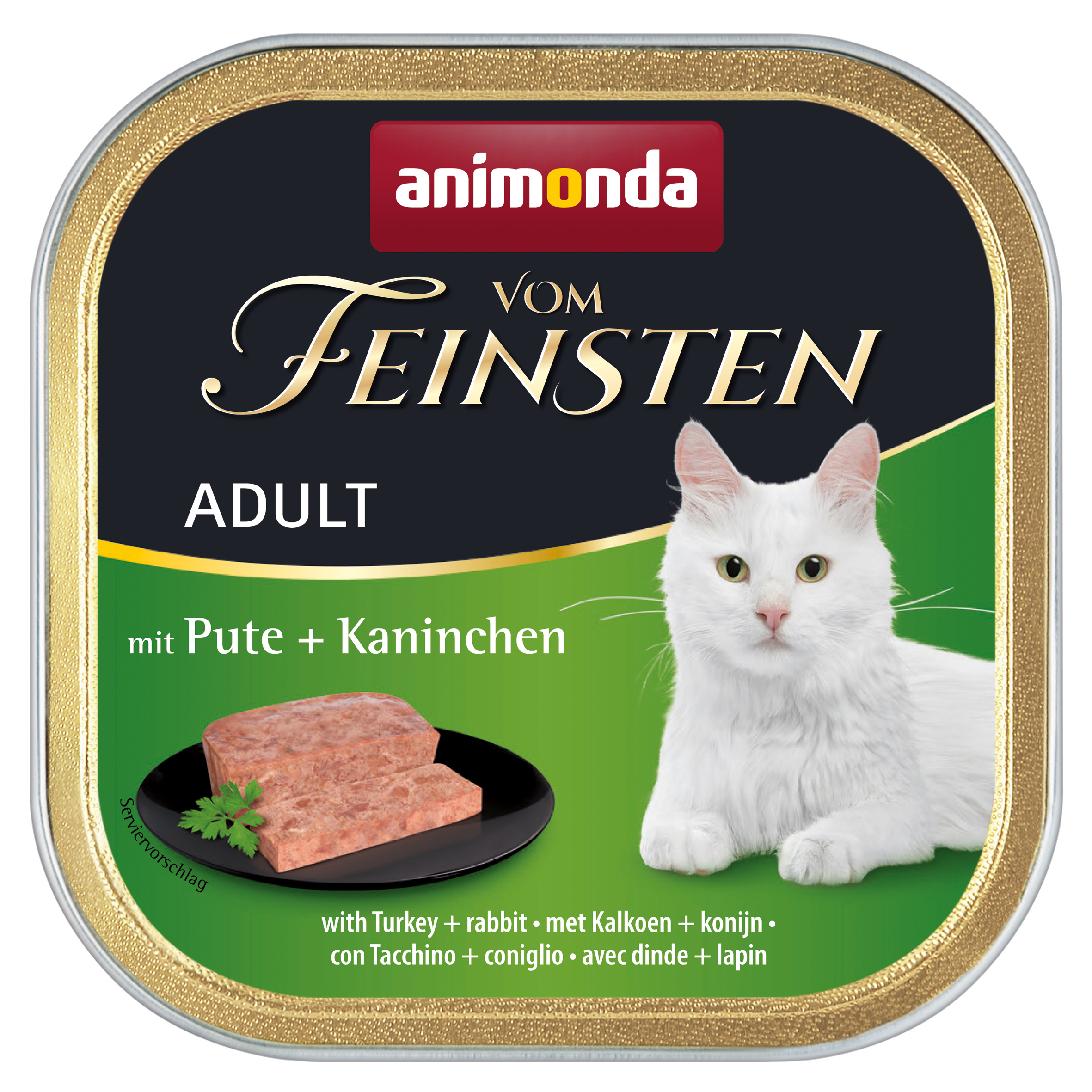 Vom Feinsten Katze Adult Pute+Kaninchen 100g