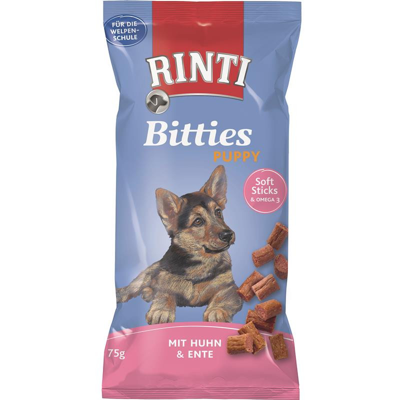 Finnern Rinti Dog  - Bitties Puppy Huhn & Ente 75 g