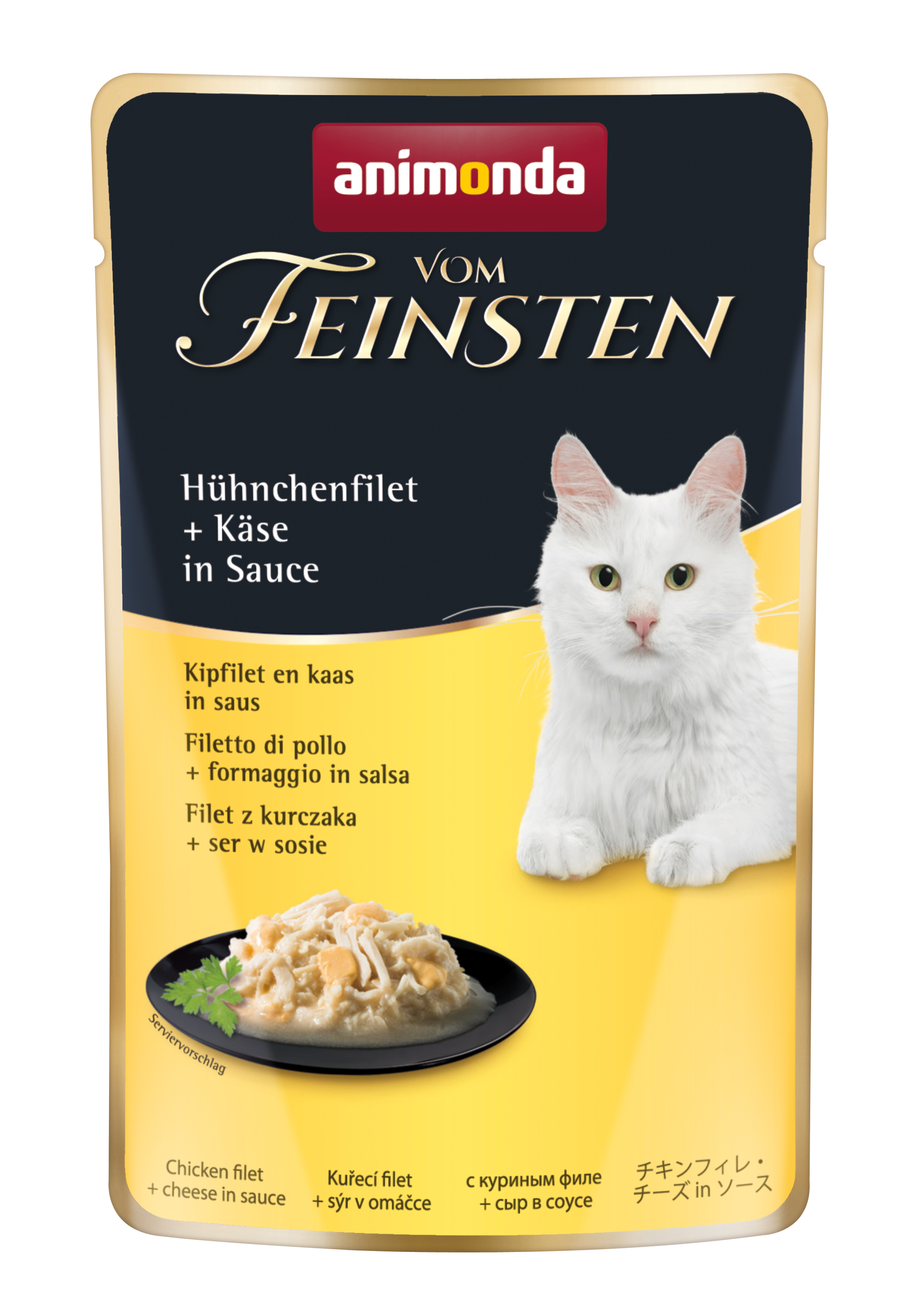 Vom Feinsten Katze Adult Hühnchenfilet+Käse 50g