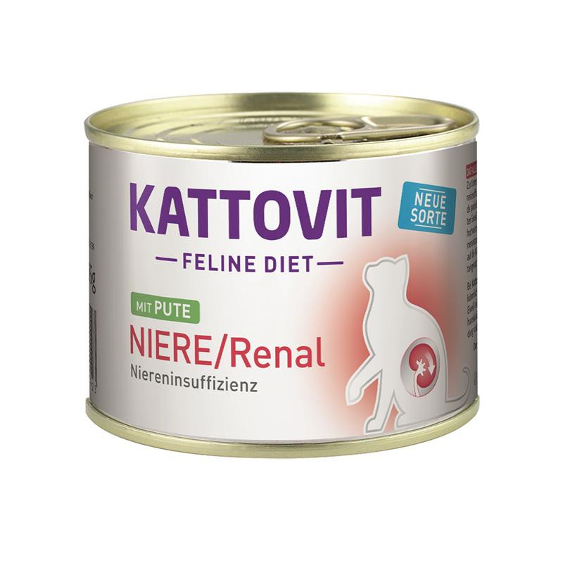 Finnern Kattovit Cat - Feline Diet Dose Niere/Renal Pute 185 g