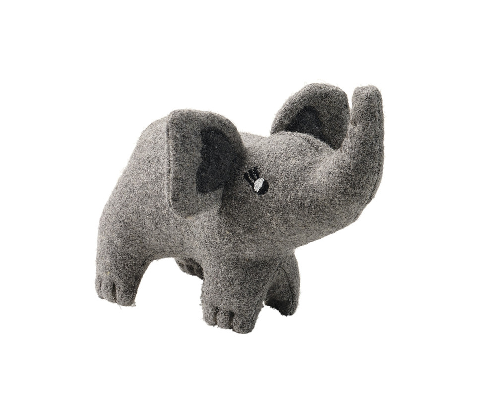 Hundespielzeug Eiby Elefant, grau 19 cm