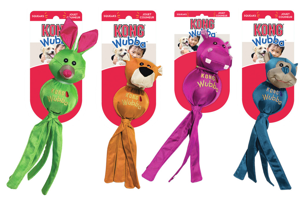KONG Wubba Ballistic Friends S 24 cm (1 Stück, Farbe nicht frei wählbar)