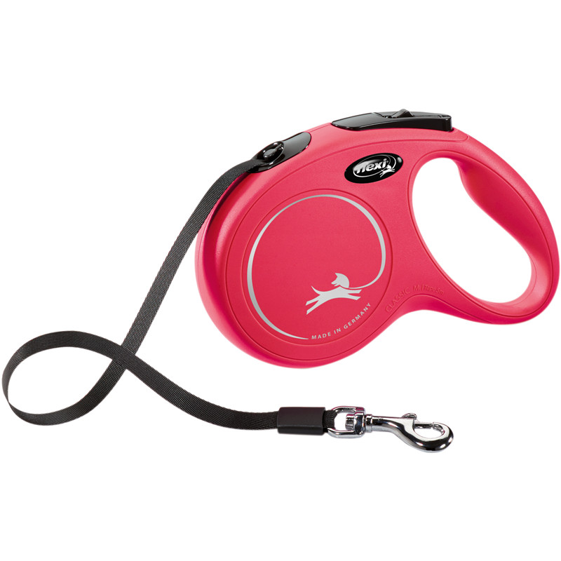 flexi New CLASSIC, Gurt, M: 5 m, rot
