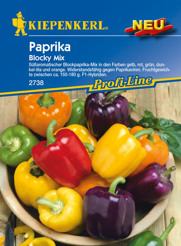 Paprika blocky Mix F1 / Capsicum annuum