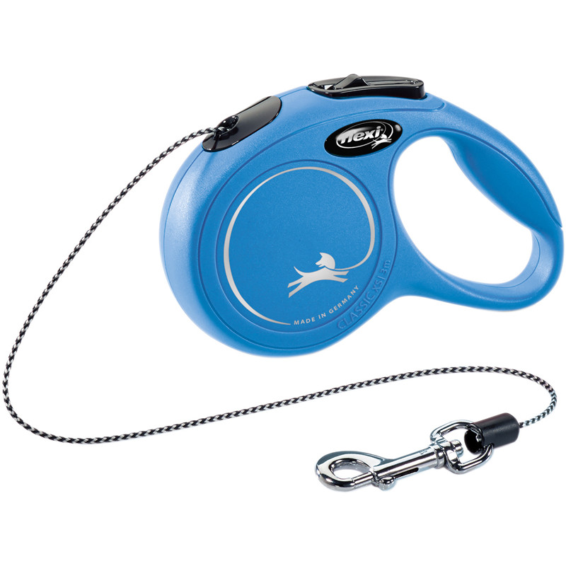 flexi New CLASSIC, Seil, XS: 3 m, blau