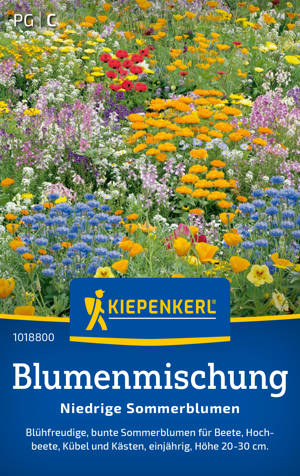 Blumenmischung Niedrige Sommerblumen