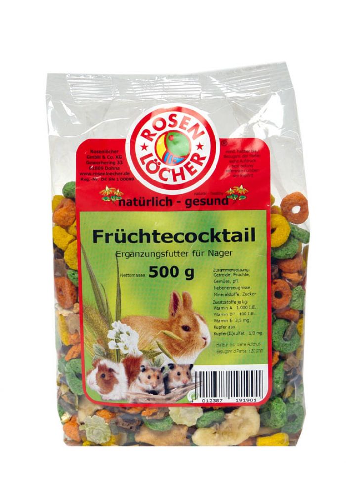 Früchtecoktail für Nager 500g Früchtecoktail für Nager 500g
