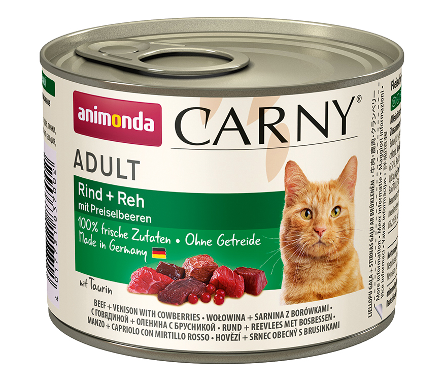 Carny Adult Rind,Reh+Preiselbeeren 200g