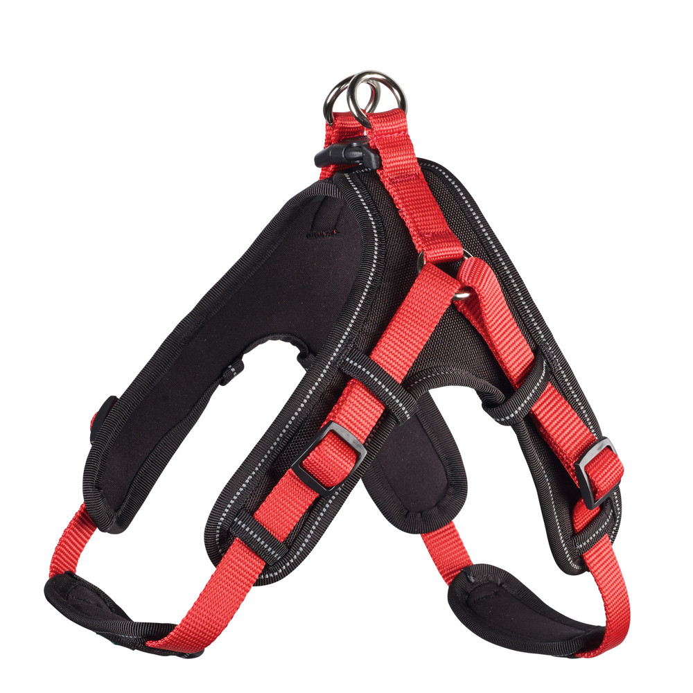 Geschirr Neopren Vario Quick L-XL, rot/schwarz