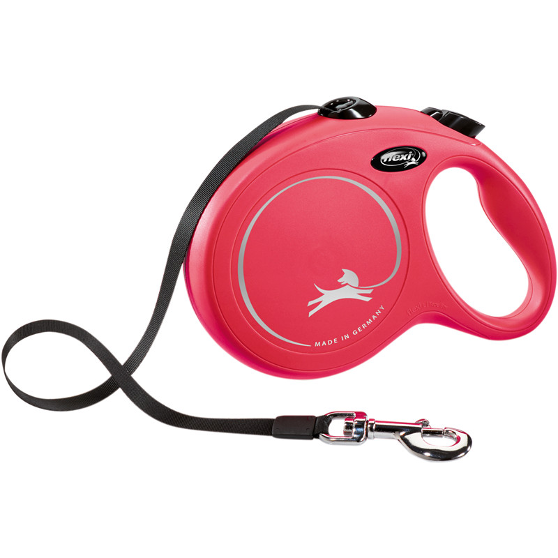 flexi New CLASSIC, Gurt, L: 8 m, rot
