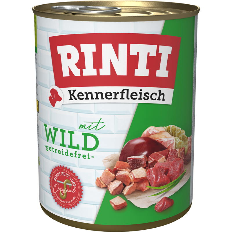 Finnern Rinti Dog  - Kennerfleisch Dose Wild 800 g