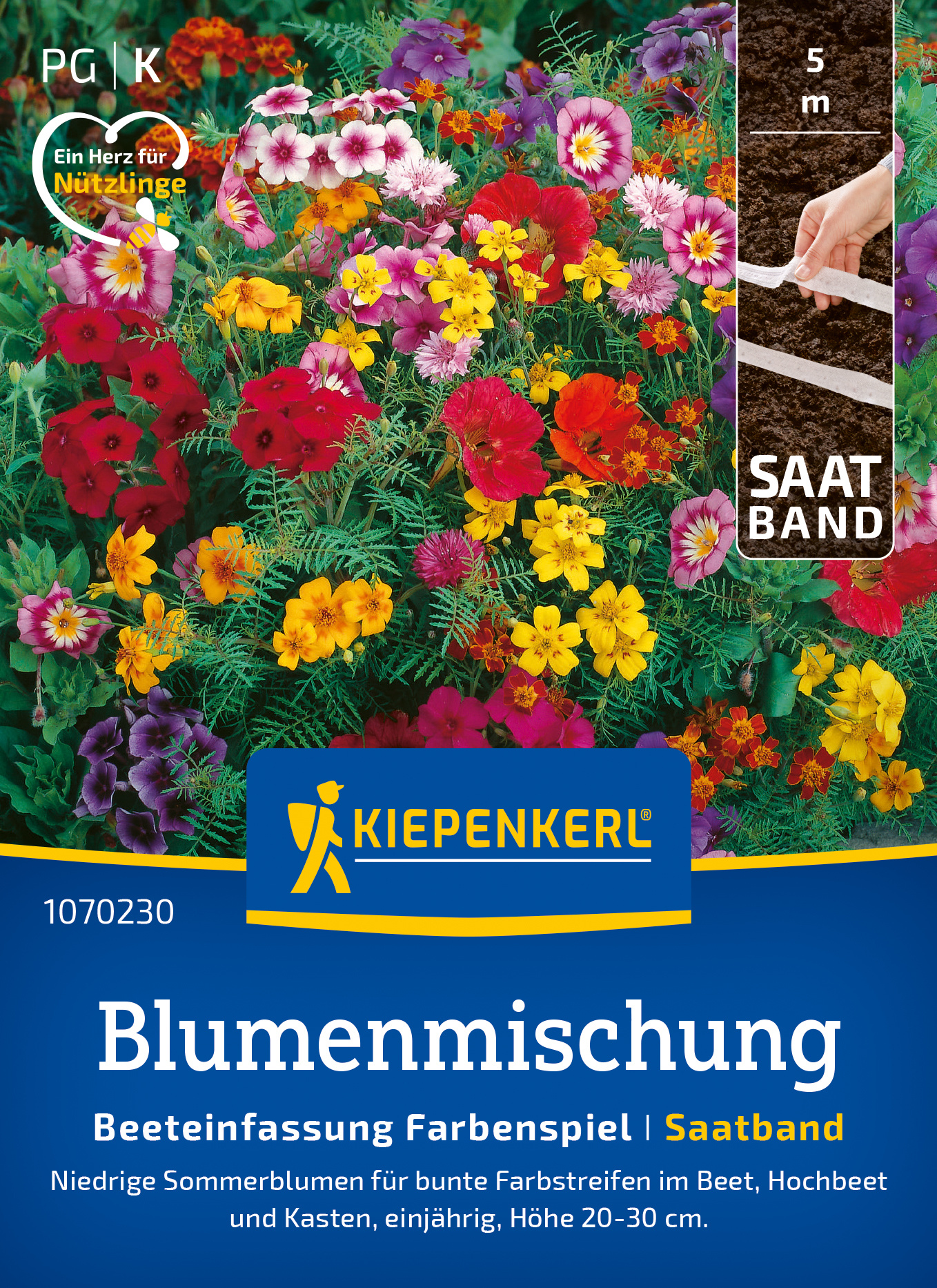 Blumensamen-Mischung Beeteinfassung Farbenspiel