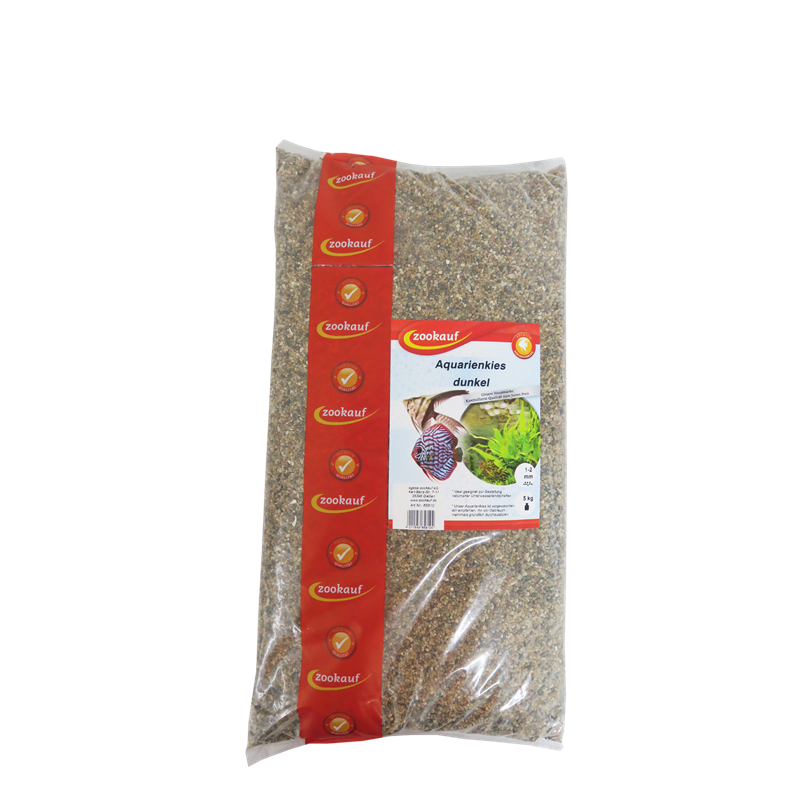 zookauf Aquarienkies dunkel 1 - 2 mm 5 kg