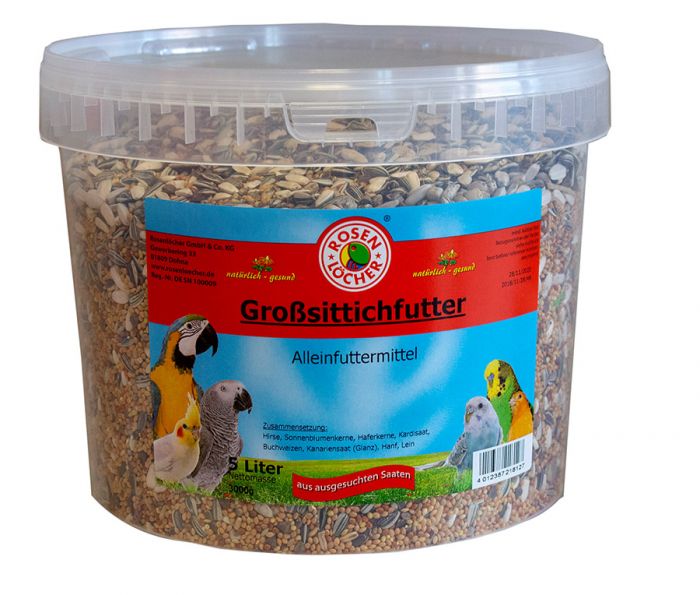 Großsittichfutter 3kg/5L