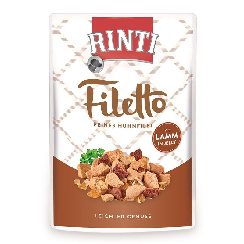 Finnern Rinti Dog  - Filetto PB Jelly Huhn & Lamm 100 g