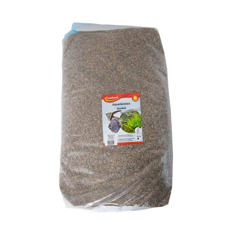 zookauf Aquarienkies dunkel 1 - 2 mm 25 kg