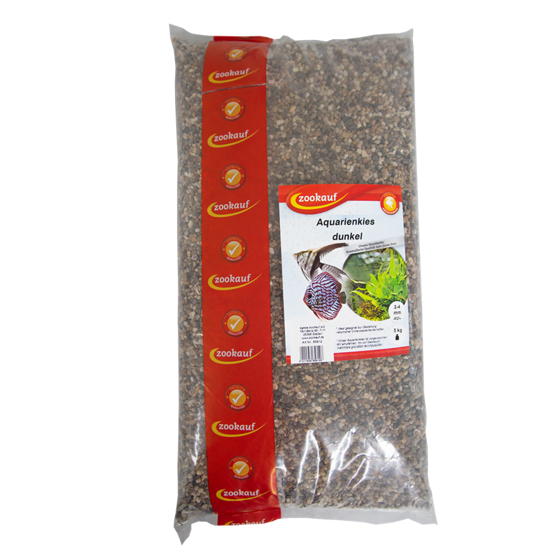 zookauf Aquarienkies dunkel 2 - 4 mm 5 kg