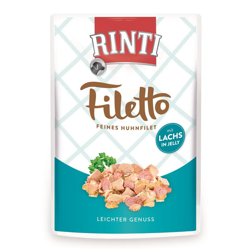 Finnern Rinti Dog  - Filetto PB Jelly Huhn & Lachs 100 g