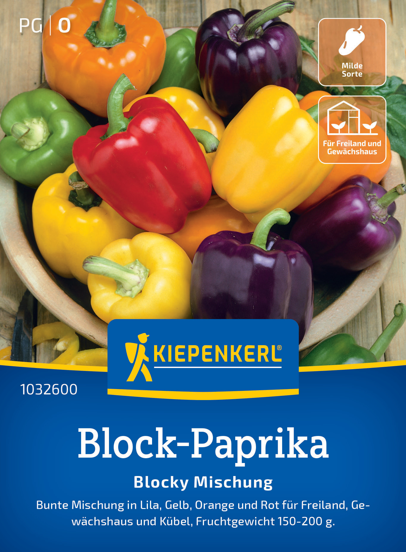 Block-Paprika Blocky Mischung, F1