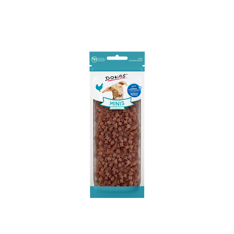 Dokas Dog Snack Minis Hühnerbrust 70 g