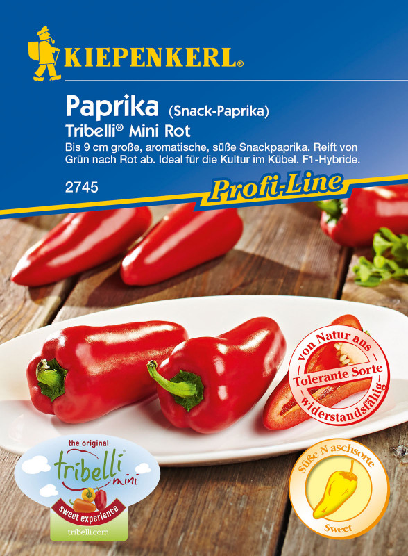 Paprika Tribelli ® Mini rot / Capsicum annuum