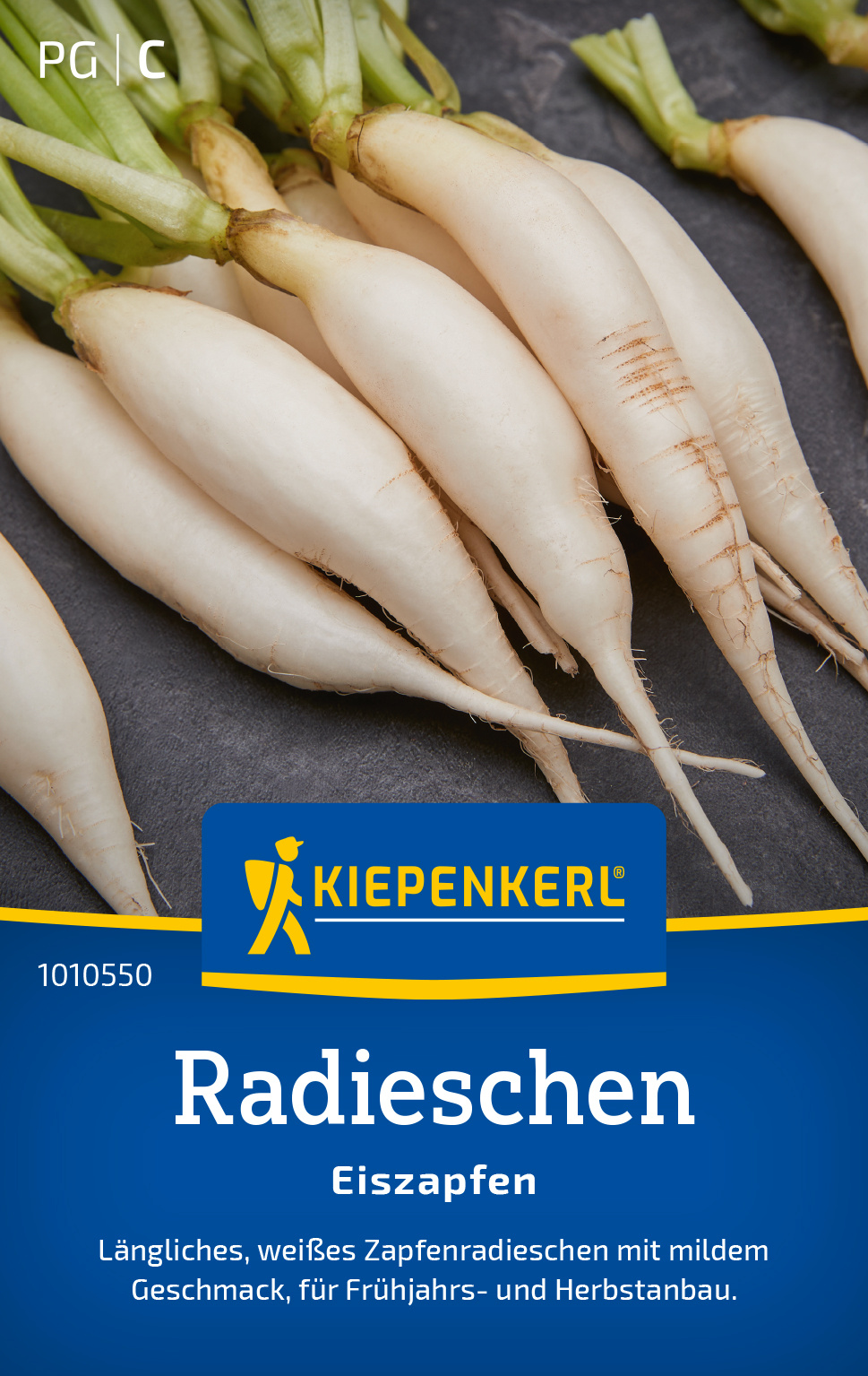 Radieschen Eiszapfen