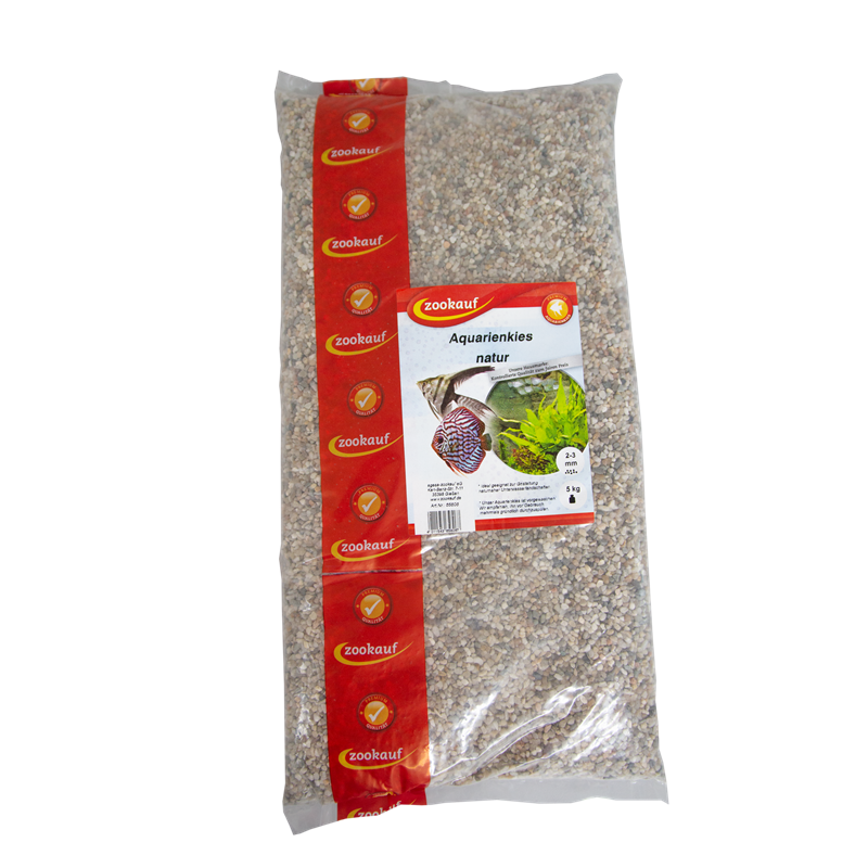 zookauf Aquarienkies natur 2 - 3 mm 5 kg