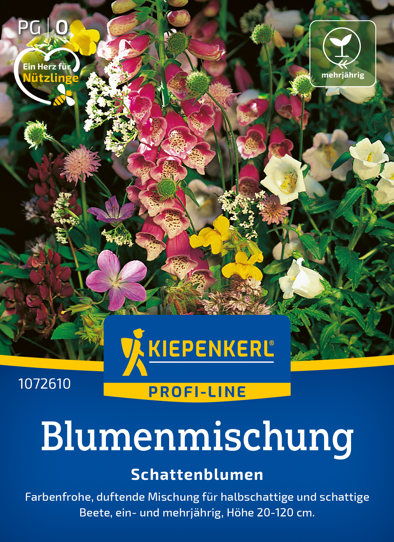 Blumenmischung Schattenblumen