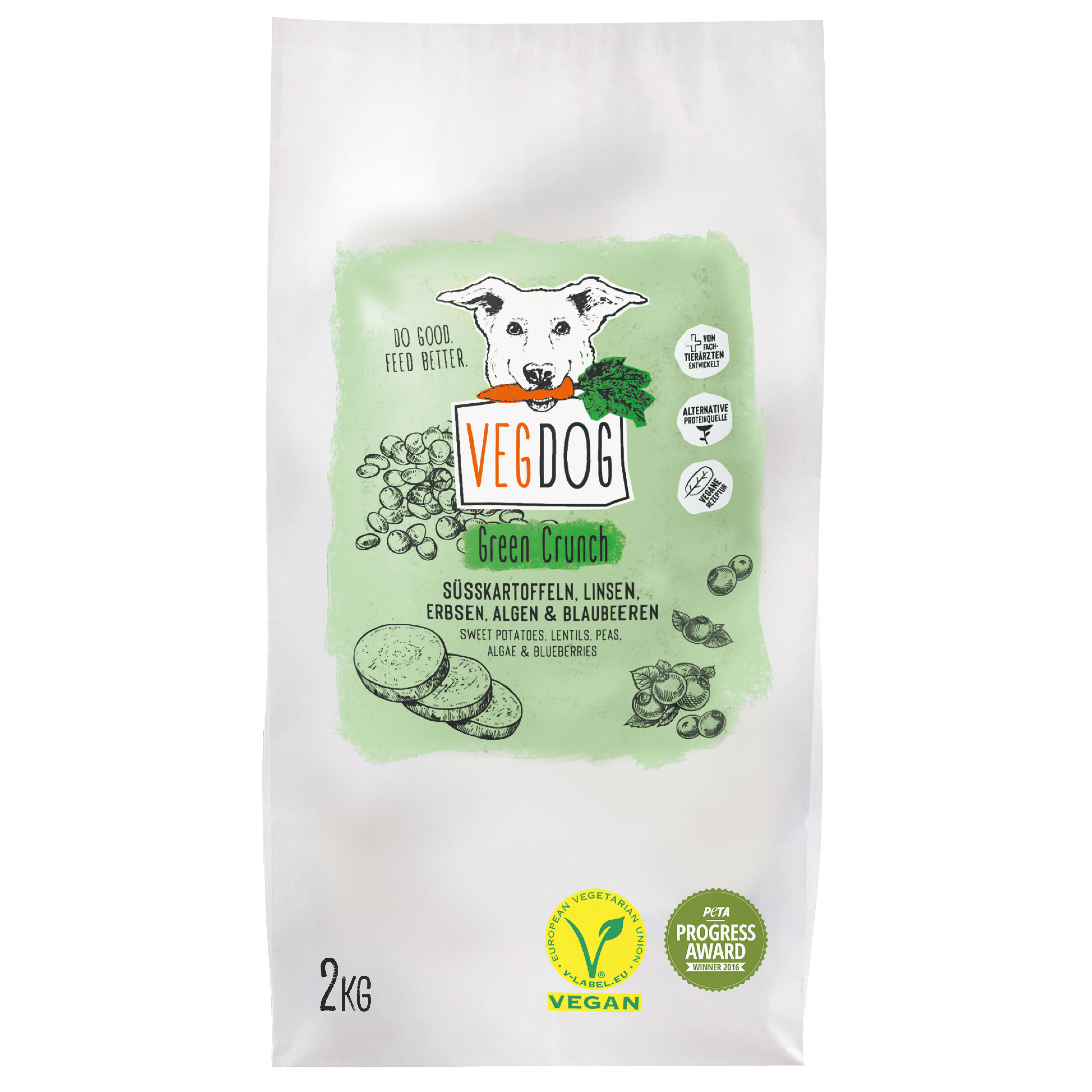 VEGDOG GREEN  CRUNCH 2 kg