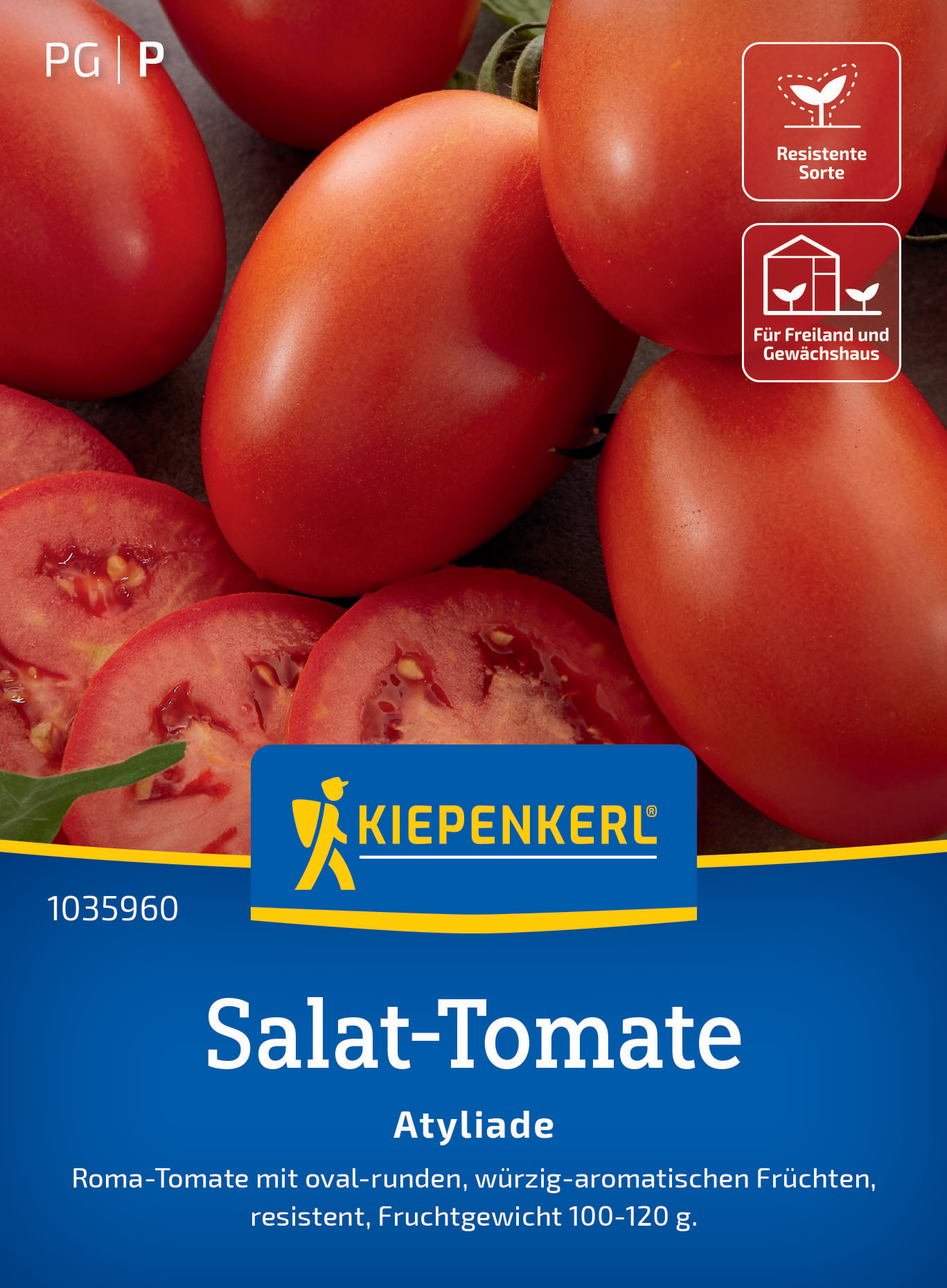 Salat-Tomatensamen Atyliade, F1